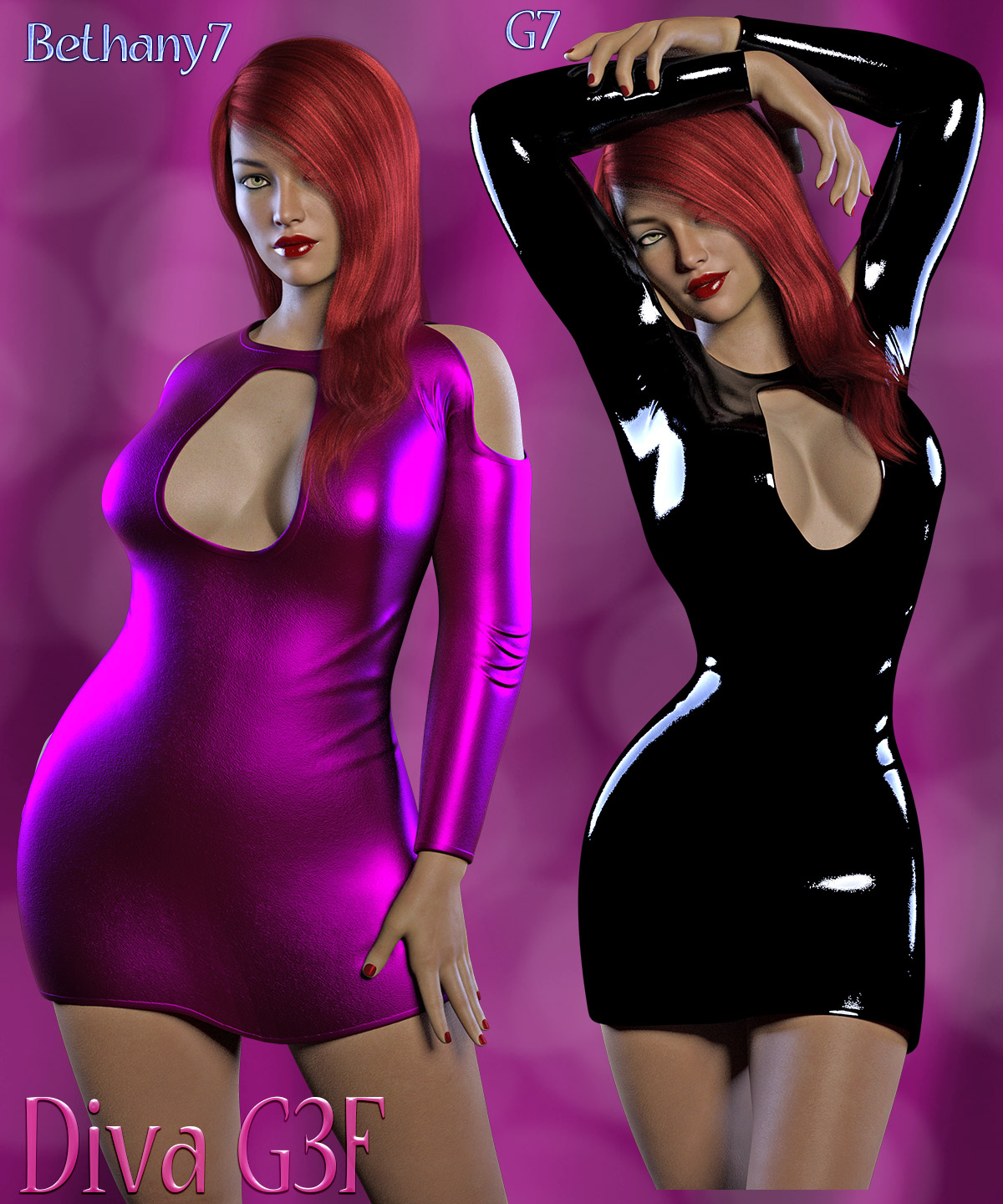Diva G3F by: Kaleya, 3D Models by Daz 3D