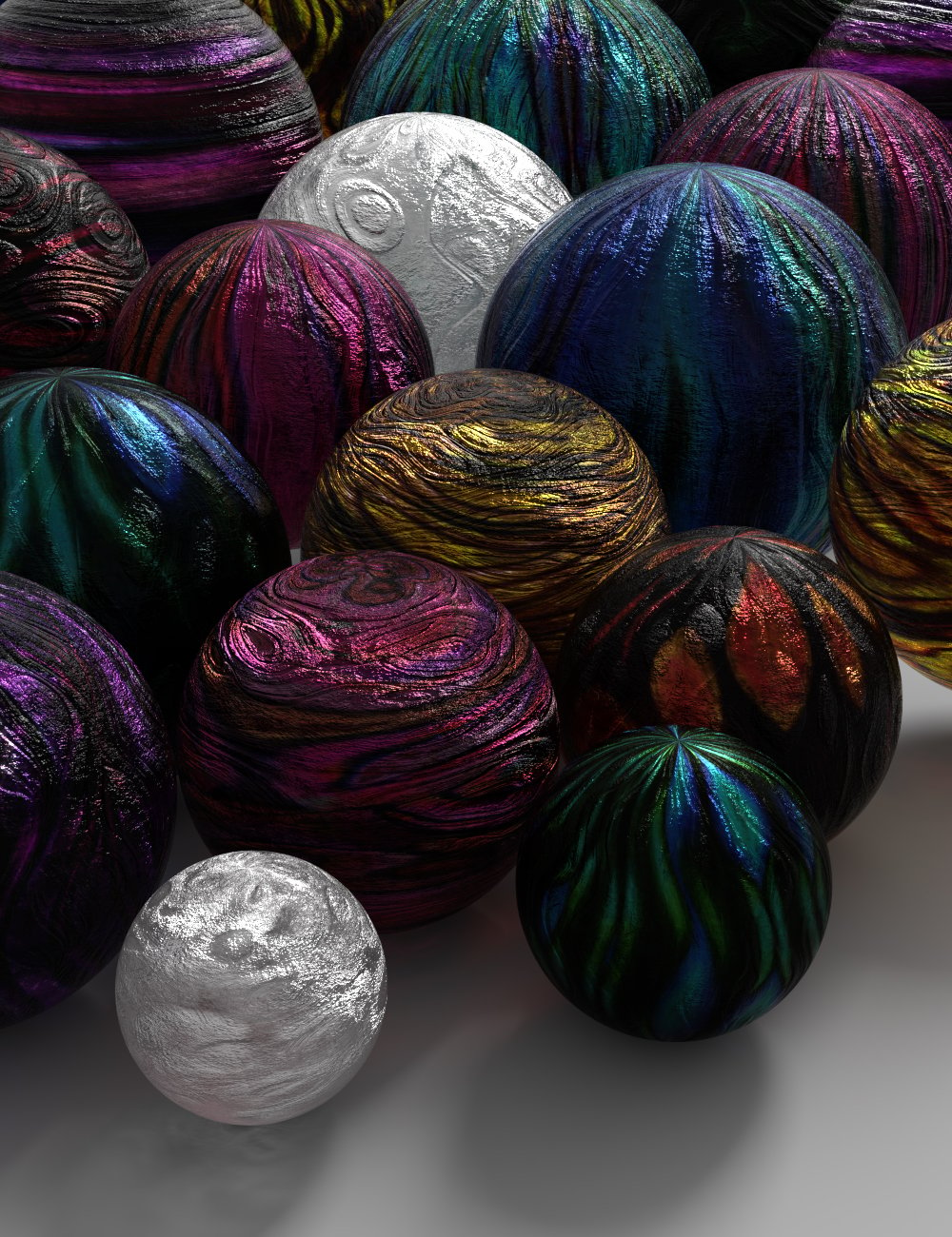 Murano Glass Shaders by: Atenais, 3D Models by Daz 3D