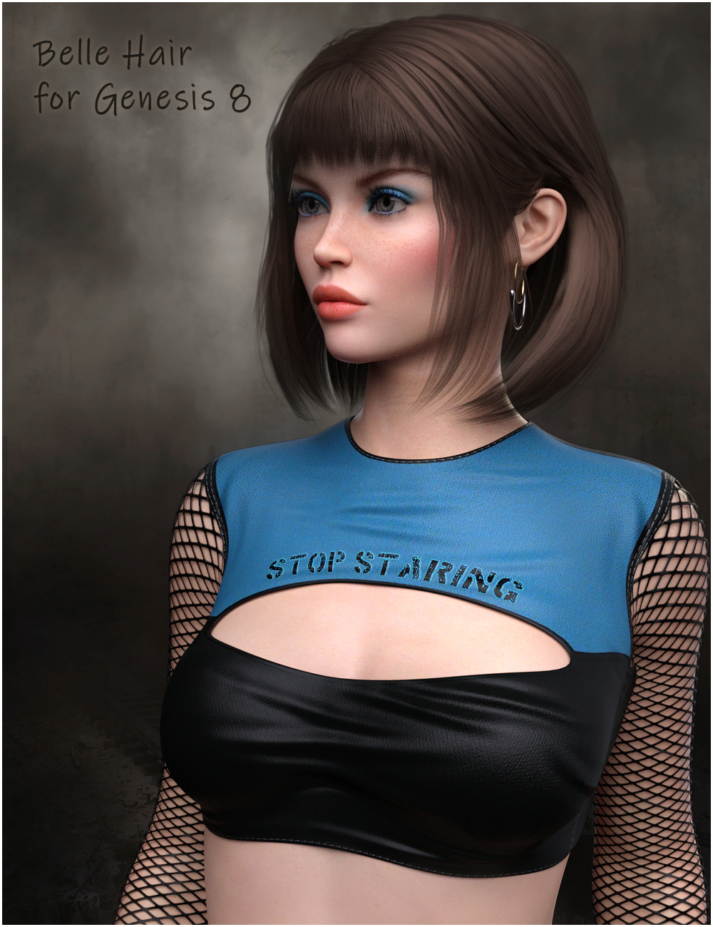 Belle Hair G8 by: Propschick, 3D Models by Daz 3D