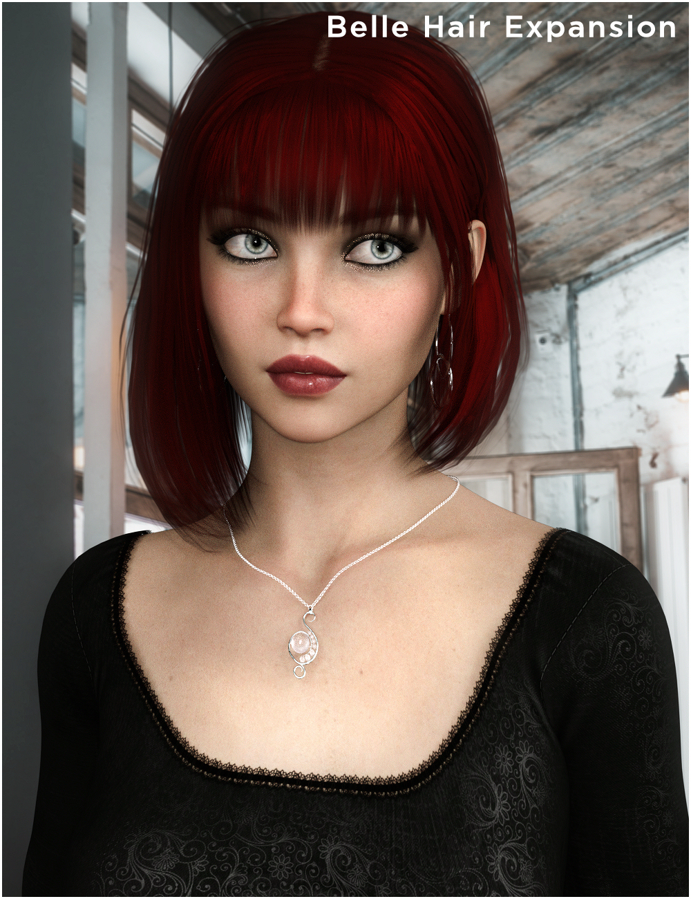 Belle Hair Expansion by: PropschickAidano, 3D Models by Daz 3D