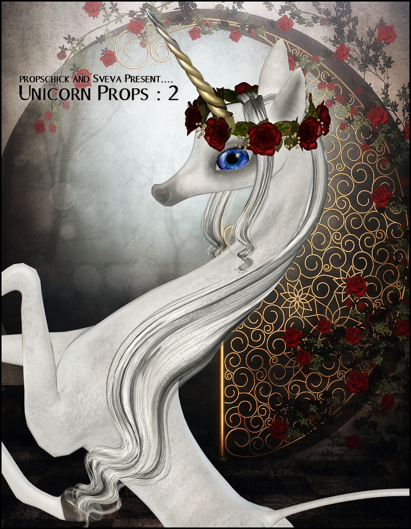 Unicorn Props Vol: 2 by: PropschickSveva, 3D Models by Daz 3D