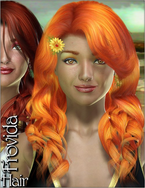 Frovida Hair Frovida Hair by: 3DreamMairy, 3D Models by Daz 3D