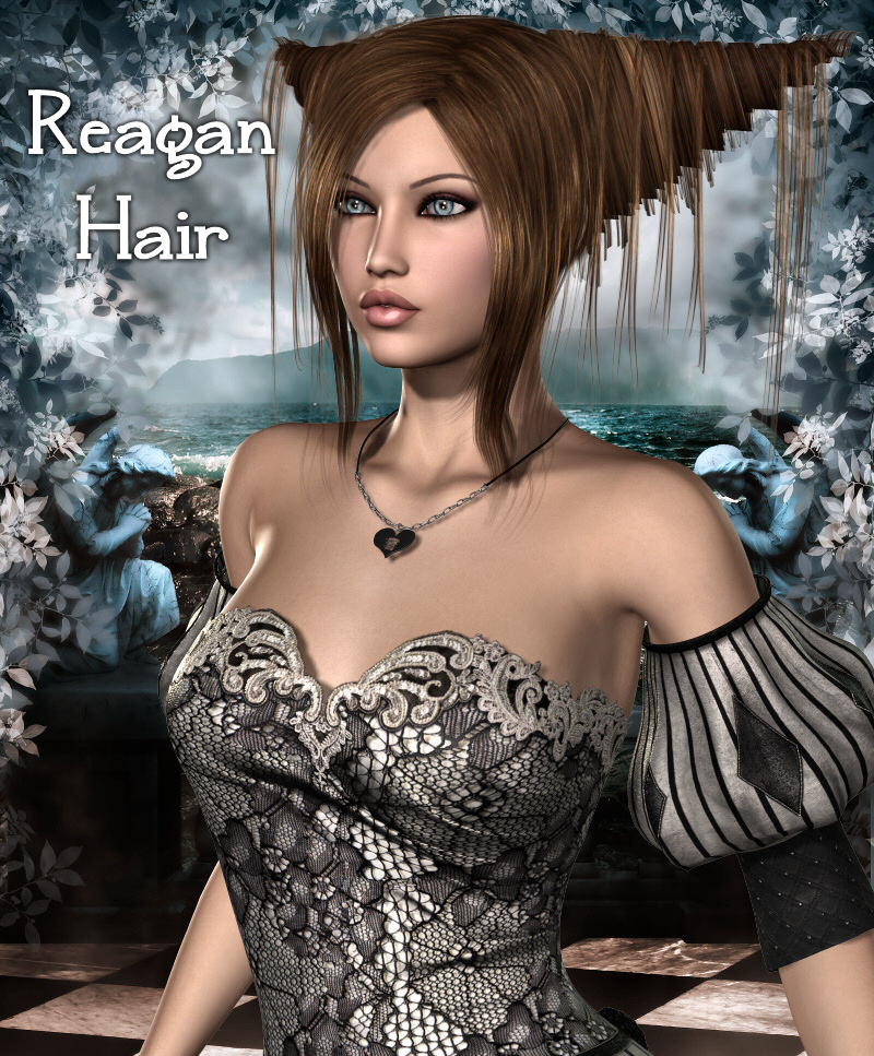 Reagan Hair by: Propschick, 3D Models by Daz 3D