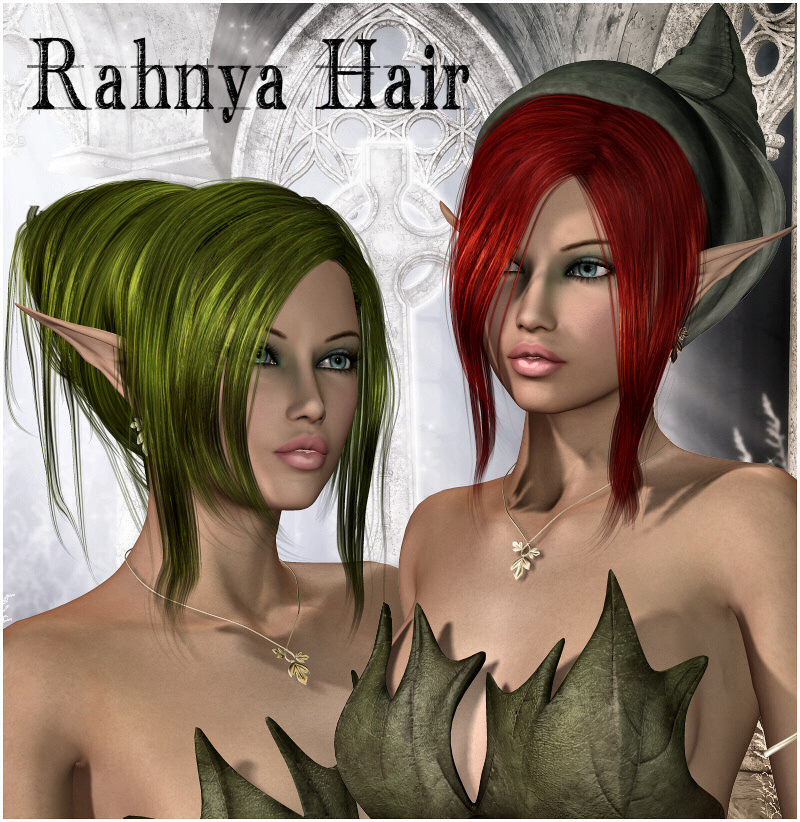 Rahnya Hair by: Propschick, 3D Models by Daz 3D