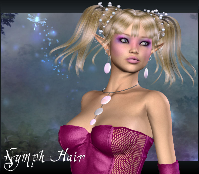 Nymph Hair V4/A4/RM's Circe by: Propschick, 3D Models by Daz 3D