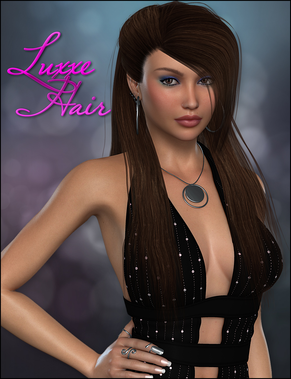Luxxe Hair by: Propschick, 3D Models by Daz 3D