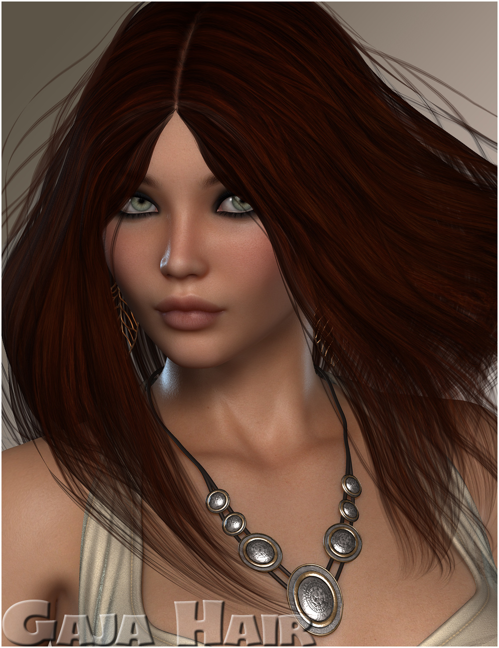 Gaja Hair by: Propschick, 3D Models by Daz 3D