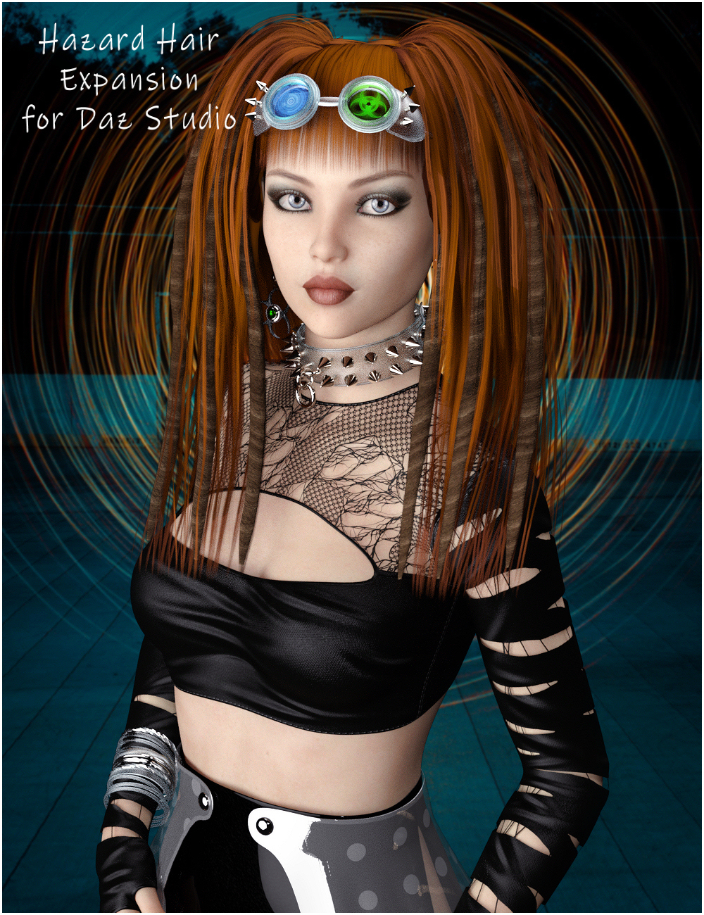 Hazard Hair Expansion for DS by: Propschick, 3D Models by Daz 3D