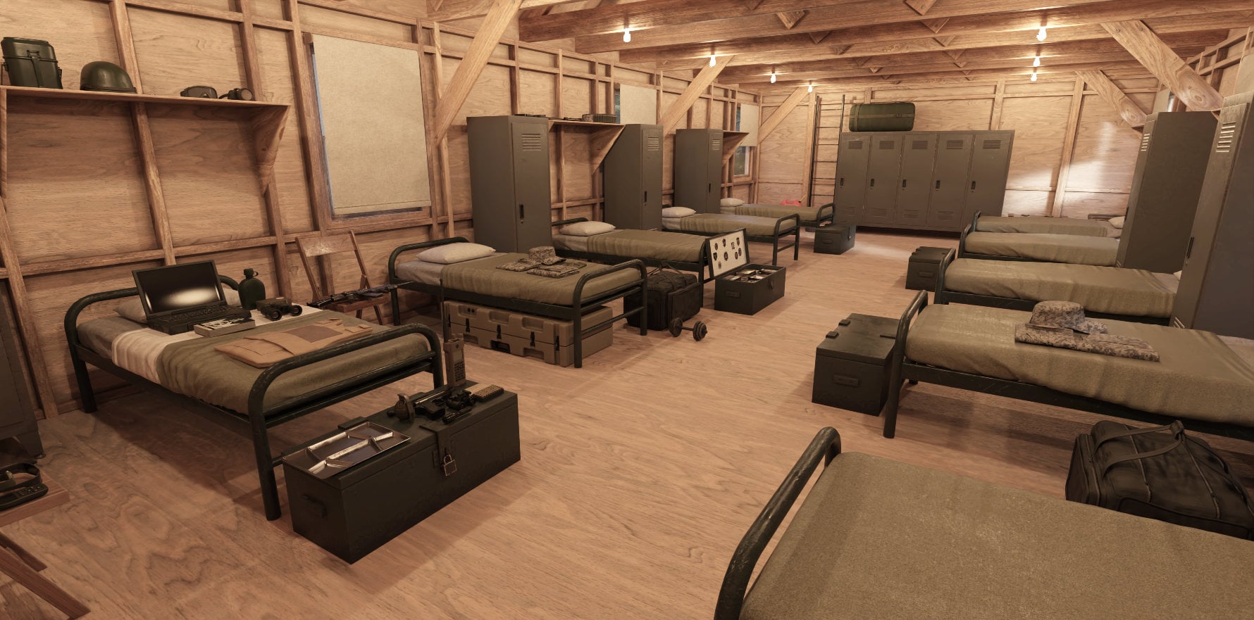 FG Military Barracks 01 | Daz 3D