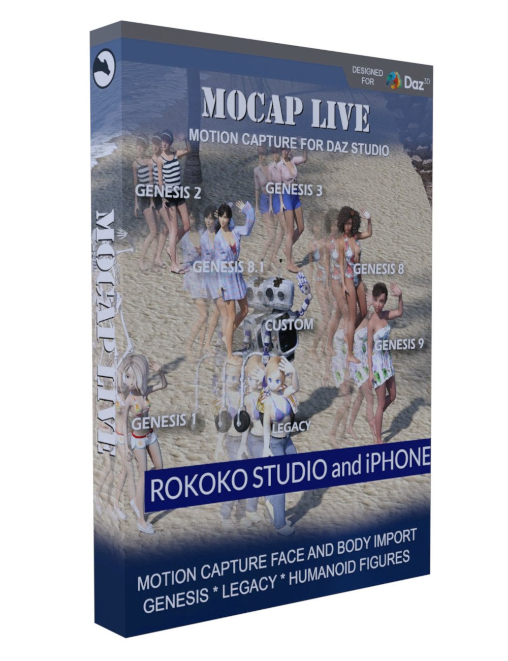 Mocap Live by: Lunarlume, 3D Models by Daz 3D