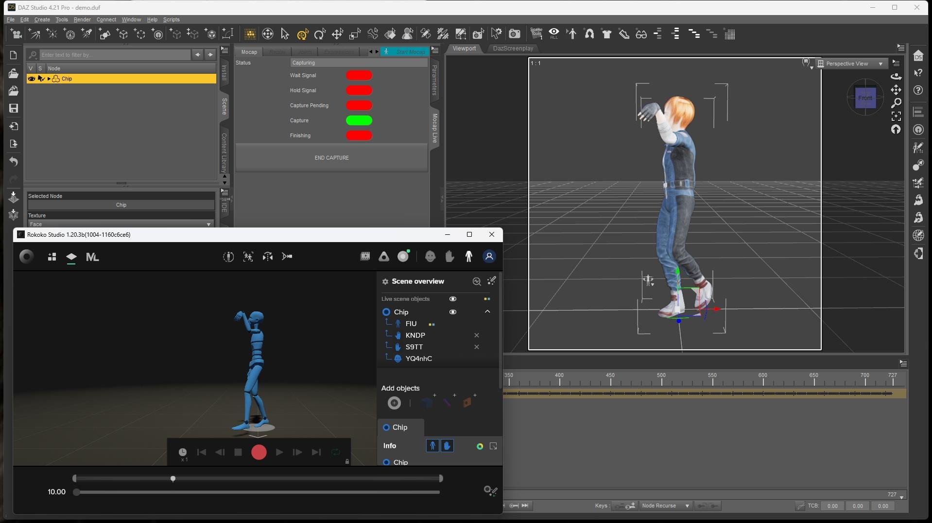 Mocap Live | Daz 3D