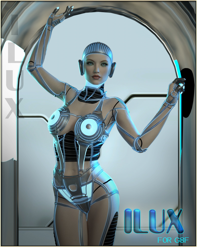 VYK_Ilux for G8F by: vyktohria, 3D Models by Daz 3D