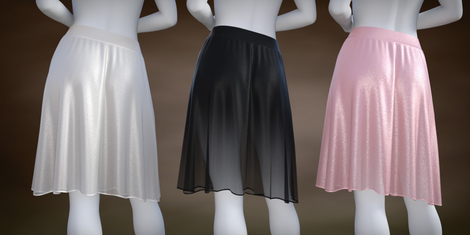 VYK Separates - dForce Long Skirt | Daz 3D