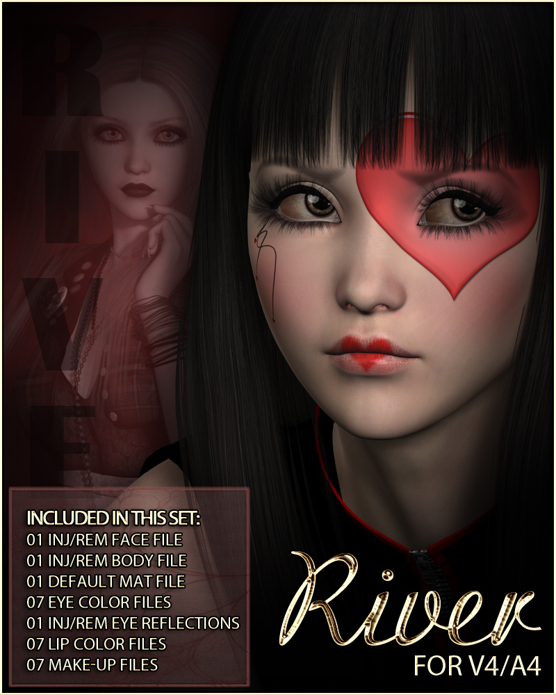VYK_River for V4/A4 by: vyktohria, 3D Models by Daz 3D