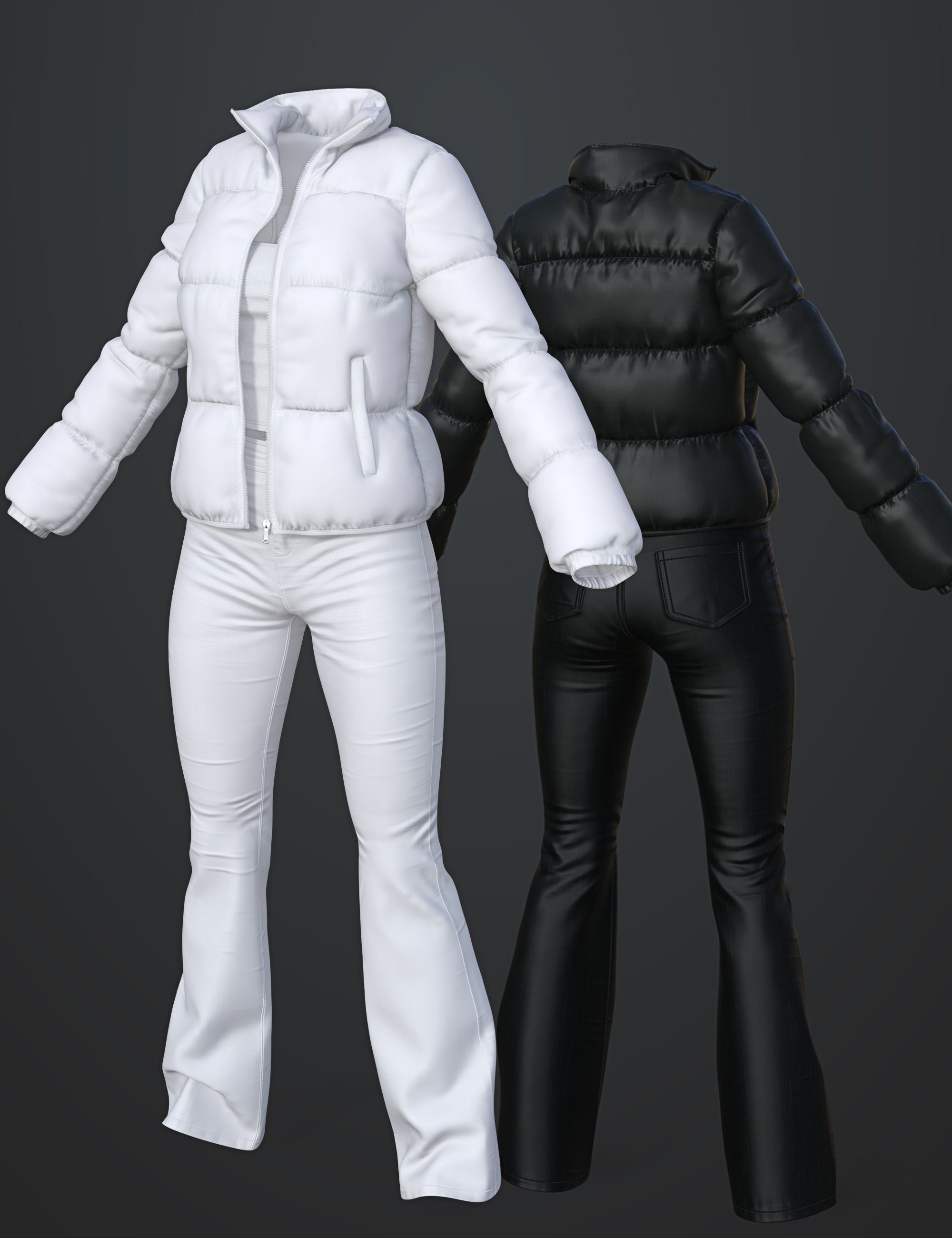 SU Winter Outfit for Genesis 9, 8.1, and 8 Female by: Sue Yee, 3D Models by Daz 3D