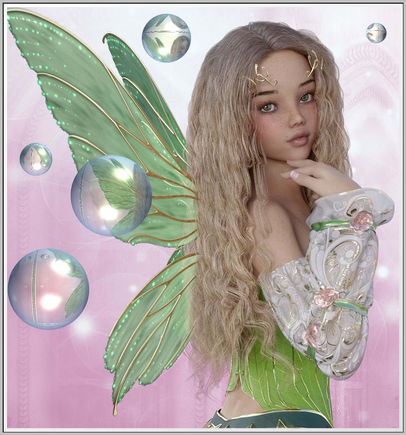 BELLE- BUBBLE-Dance | Daz 3D