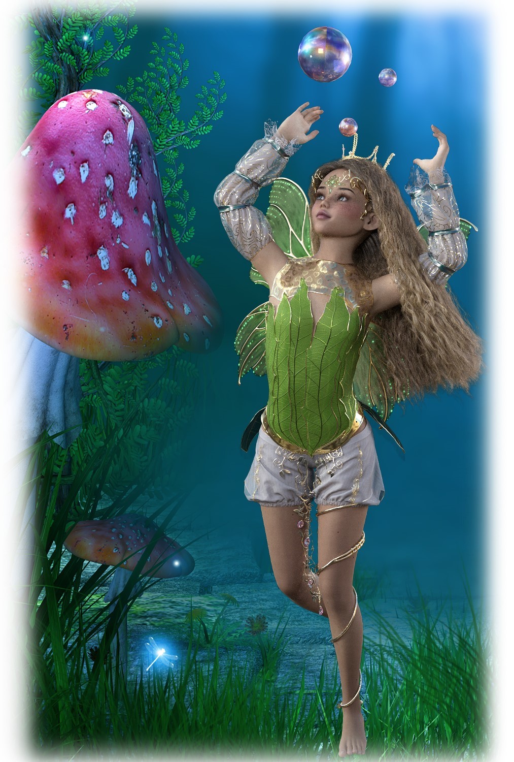 BELLE- BUBBLE-Dance | Daz 3D