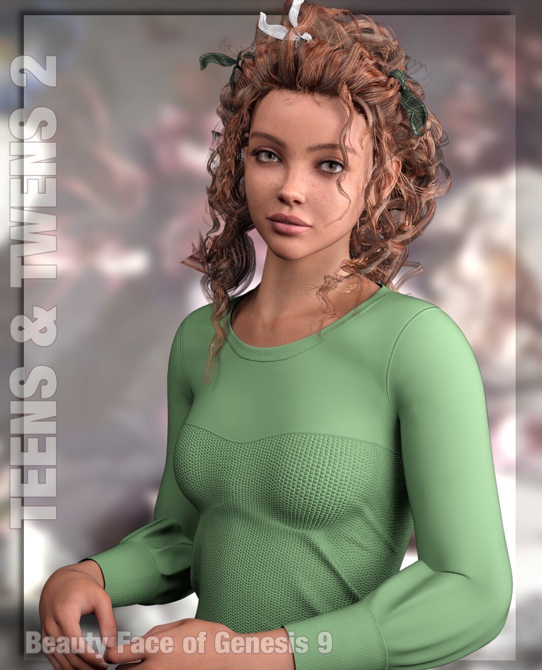 Teens&Twens Beauty Faces-2 G9 by: LUNA3D, 3D Models by Daz 3D