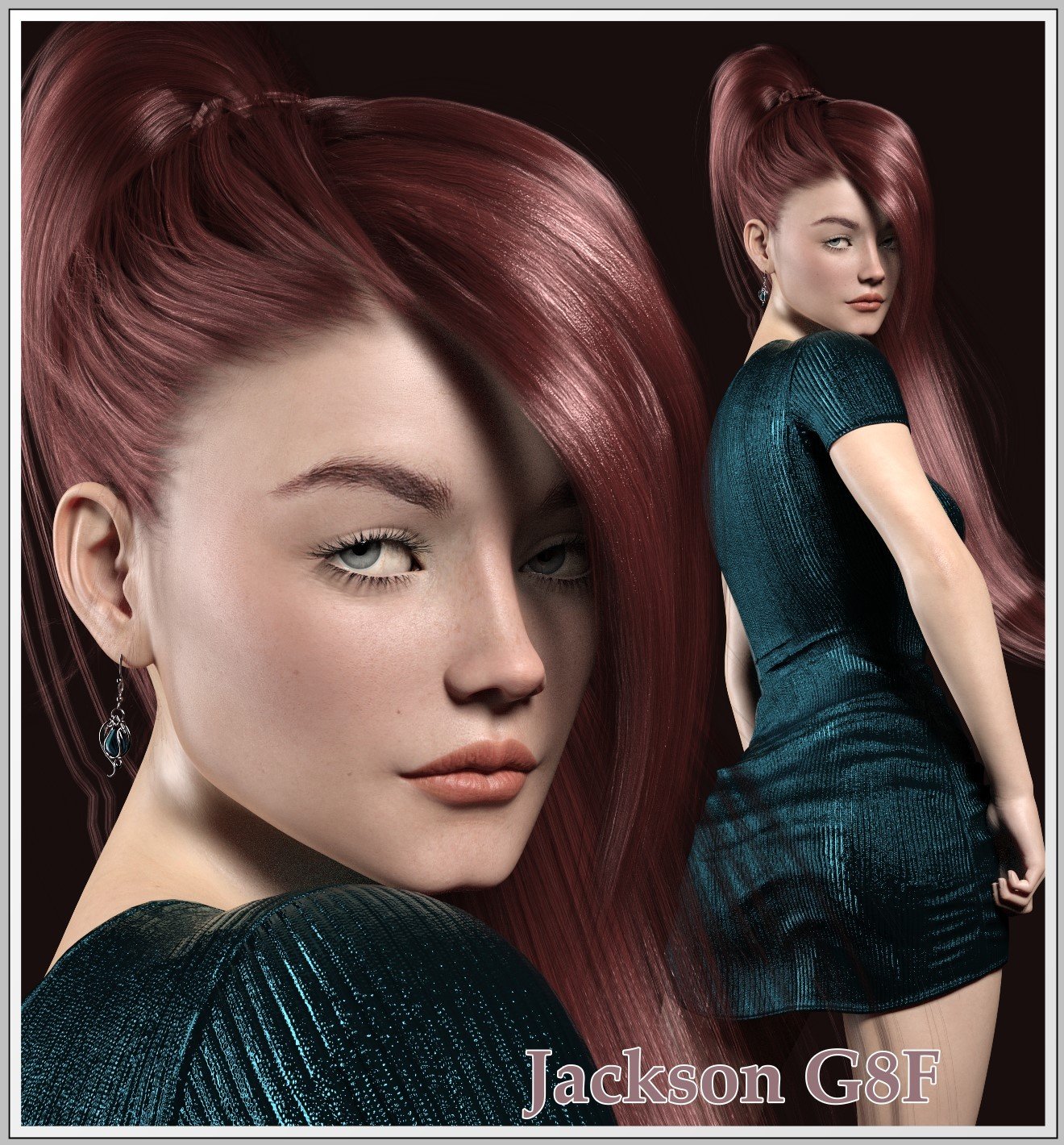 Jackson- G8F & Dress by: LUNA3D, 3D Models by Daz 3D