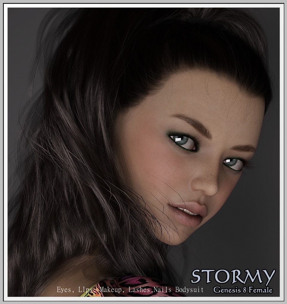Stormy -G8F by: LUNA3D, 3D Models by Daz 3D