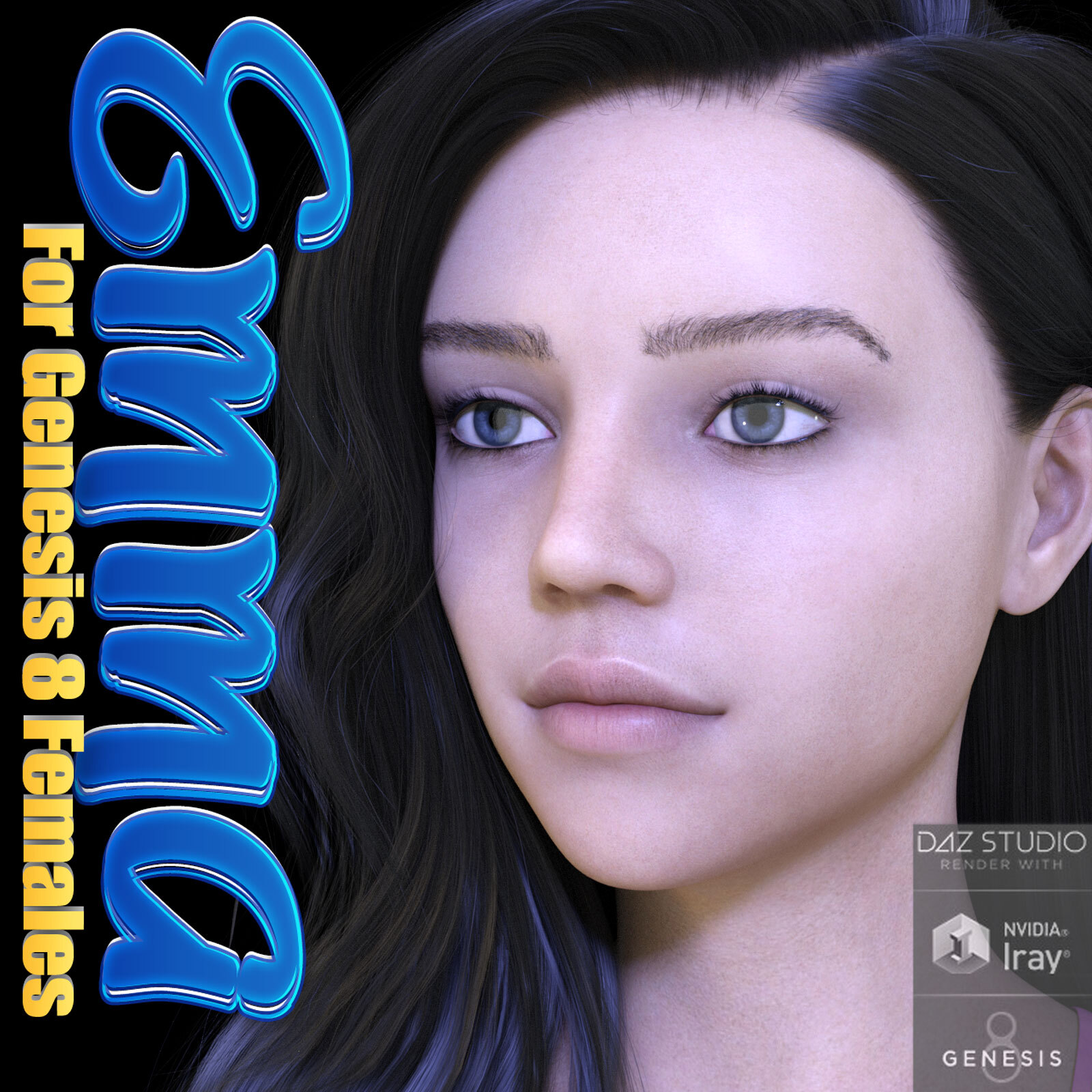 Emma For Genesis 8 Females by: 3DLoki, 3D Models by Daz 3D