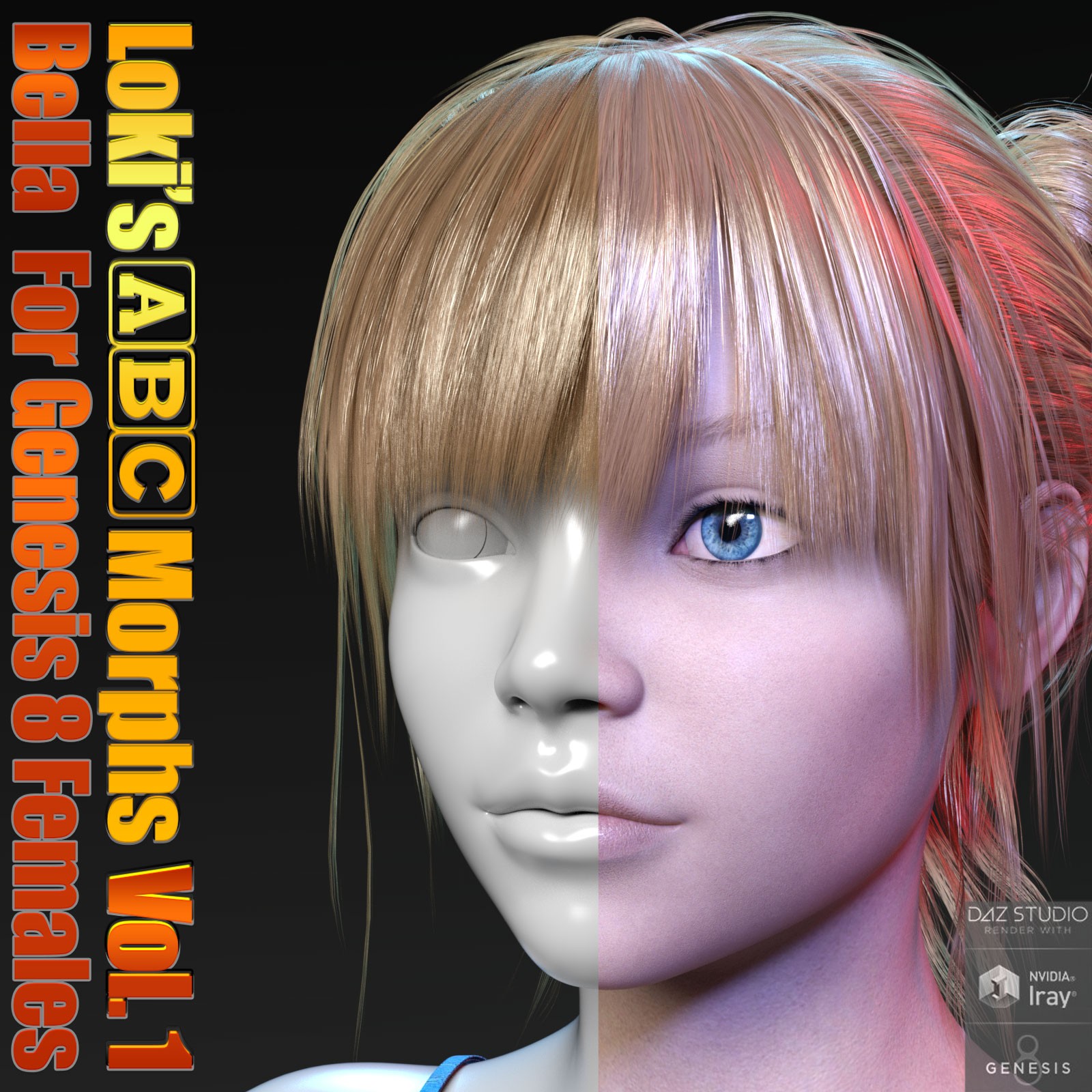 ABC Morphs 1 Bella For Genesis 8 Females by: 3DLoki, 3D Models by Daz 3D