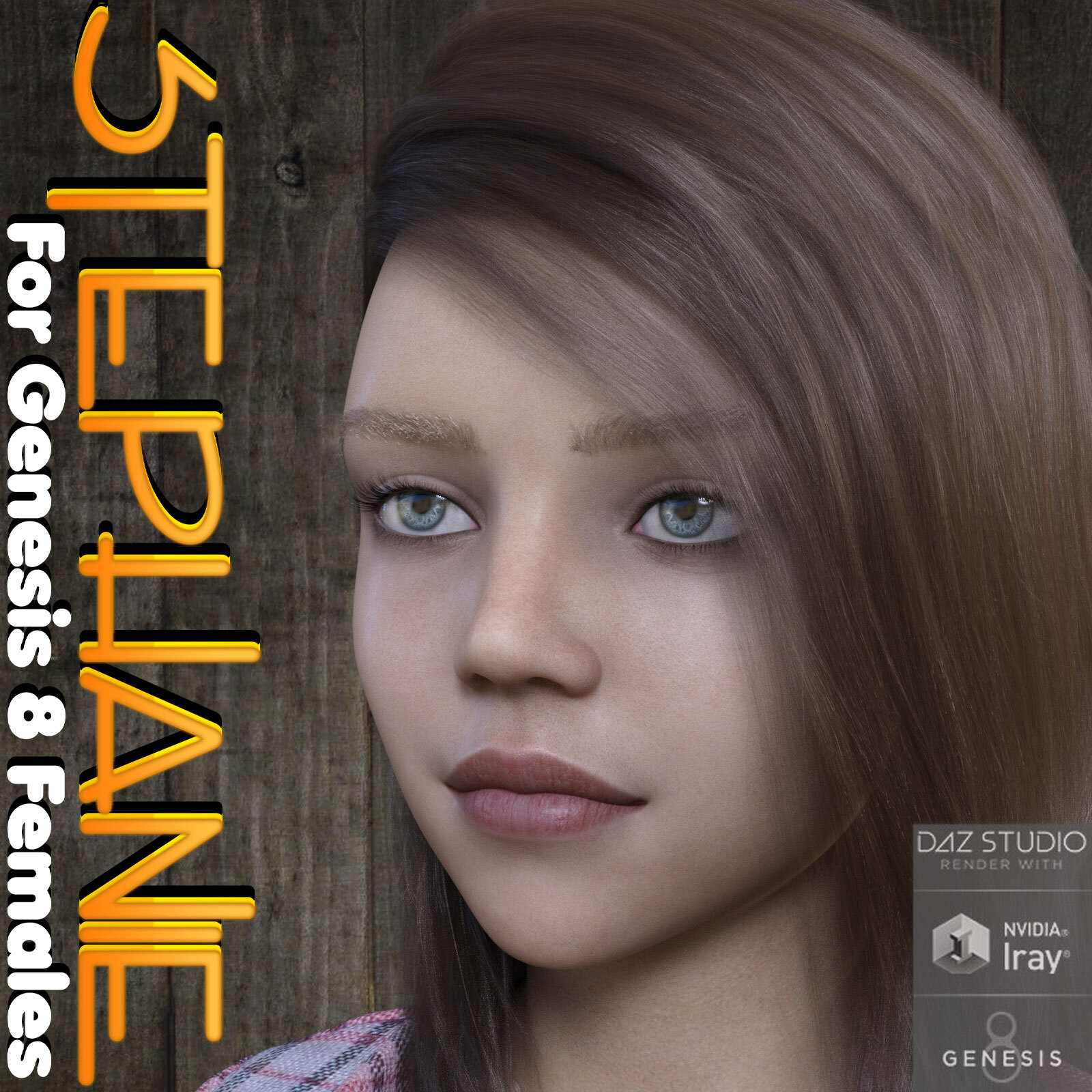 Stephanie For Genesis 8 Females by: 3DLoki, 3D Models by Daz 3D