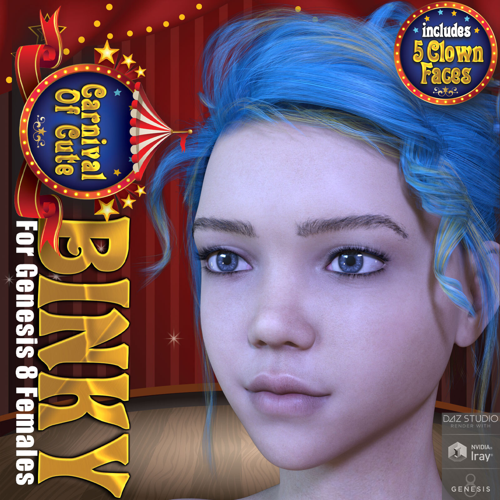 Binky for Genesis 8 Females by: 3DLokiEnnushka, 3D Models by Daz 3D
