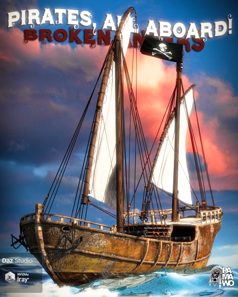 Pirates, All Aboard! Broken Anger DS by: PAMAWO, 3D Models by Daz 3D