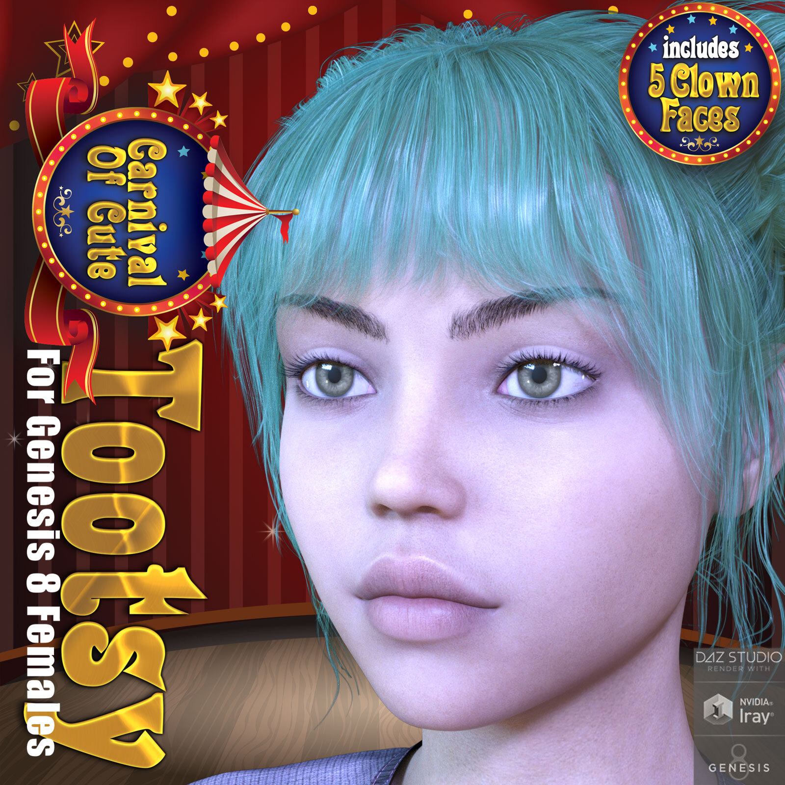 Tootsy for Genesis 8 Females by: 3DLokiEnnushka, 3D Models by Daz 3D