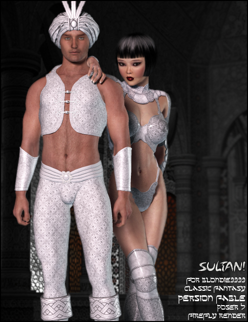 Sultan for Classic Fantasy: Persian Fable by: Morris, 3D Models by Daz 3D