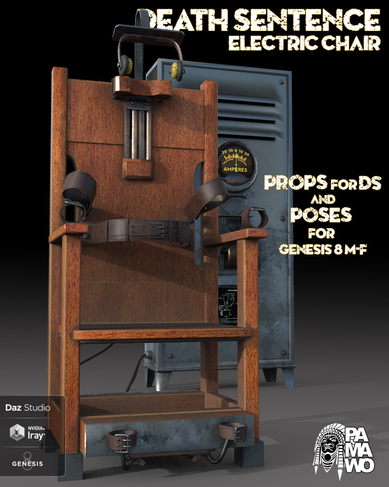 Electric Chair For DS by: PAMAWO, 3D Models by Daz 3D