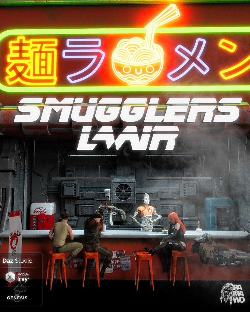Smugglers Lair for DS by: PAMAWO, 3D Models by Daz 3D