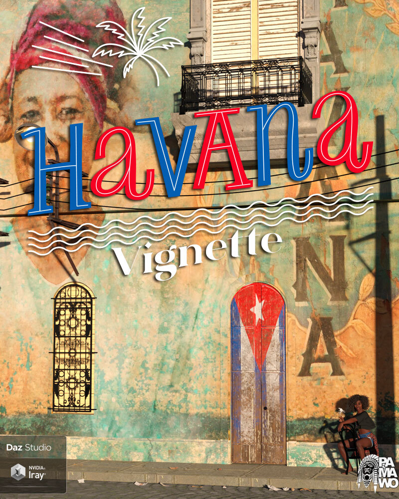 Havana Vignette by: PAMAWO, 3D Models by Daz 3D