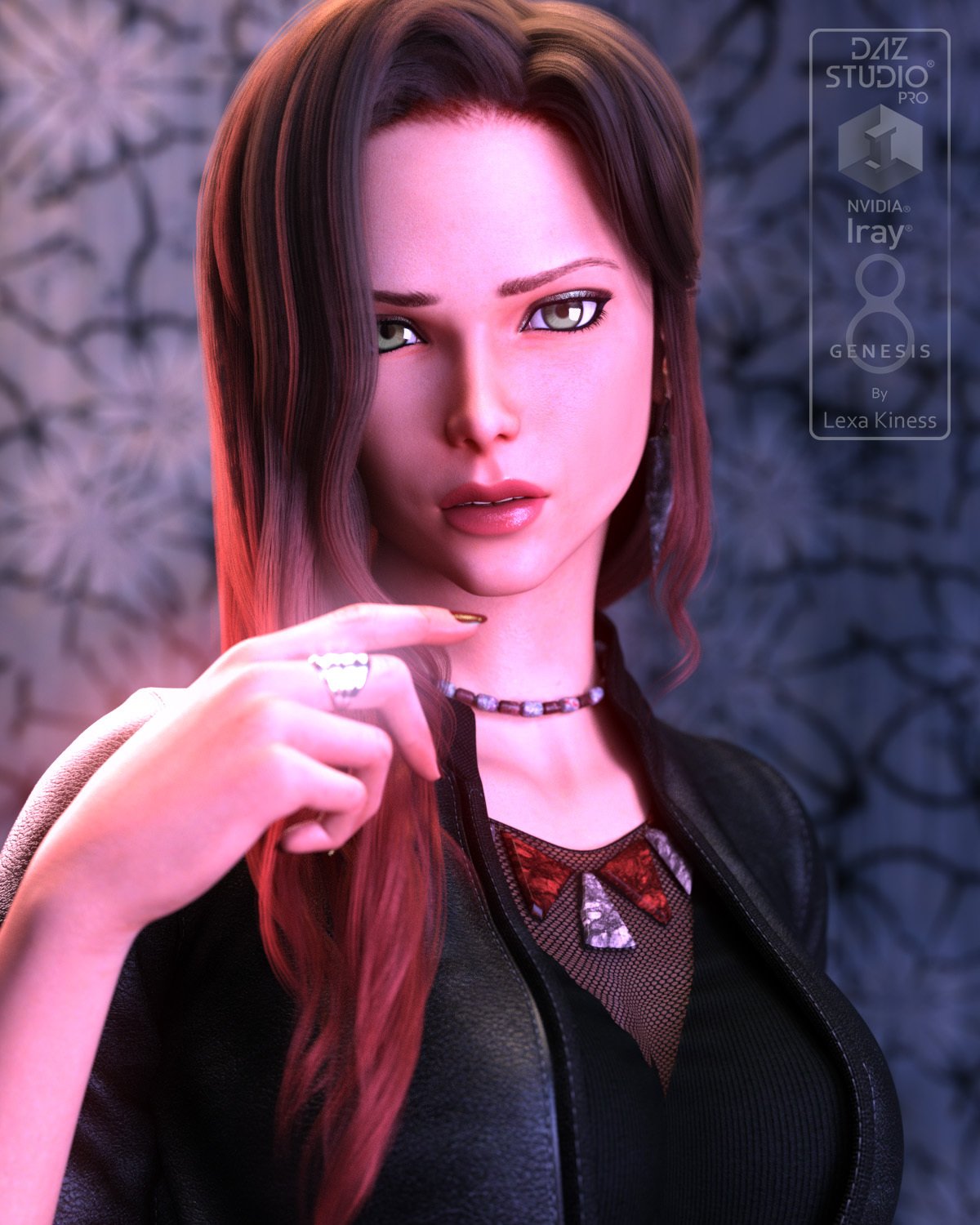 Azkira for Genesis 8 Female by: Lexa Kiness, 3D Models by Daz 3D