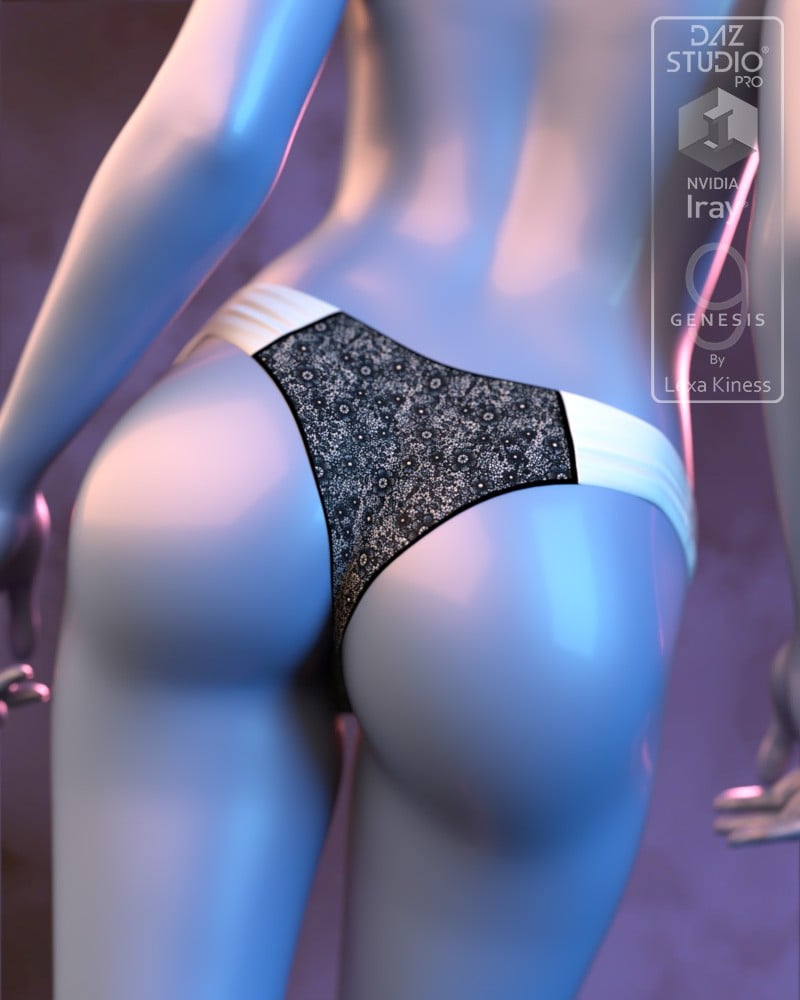 LK Glute Shaping for Genesis 9 - Merchant Resource by: Lexa Kiness, 3D Models by Daz 3D