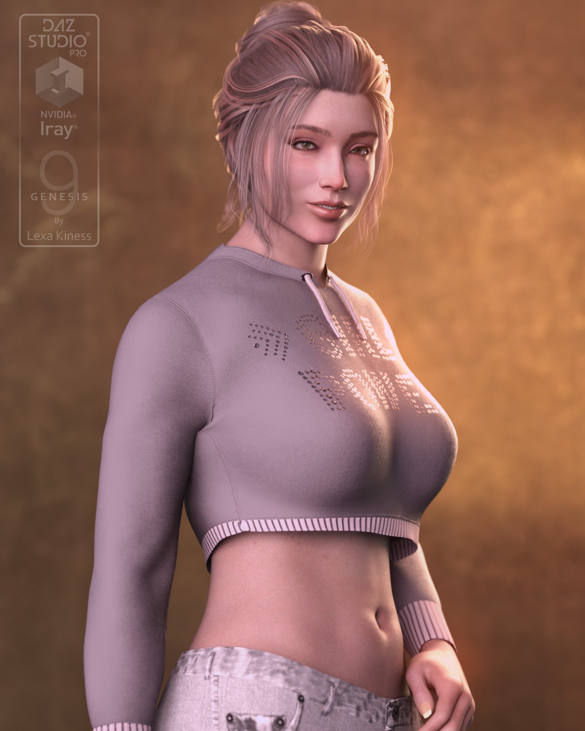 Elisabeta for Genesis 9 by: Lexa Kiness, 3D Models by Daz 3D