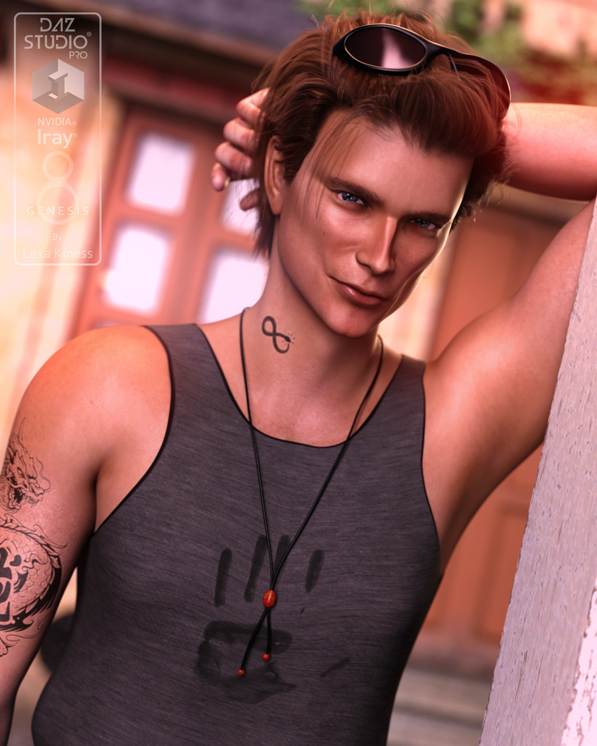 Lukas for Genesis 8 and 8.1 Male by: Lexa Kiness, 3D Models by Daz 3D