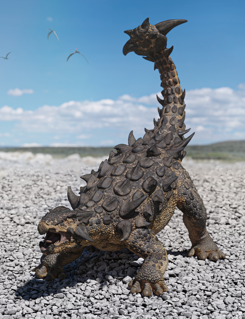 HH Ankylosaurus by: Herschel Hoffmeyer, 3D Models by Daz 3D