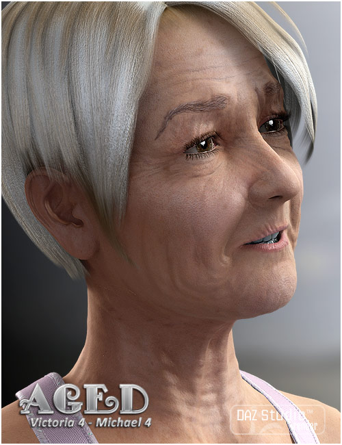 Aged for V4/M4 by: , 3D Models by Daz 3D