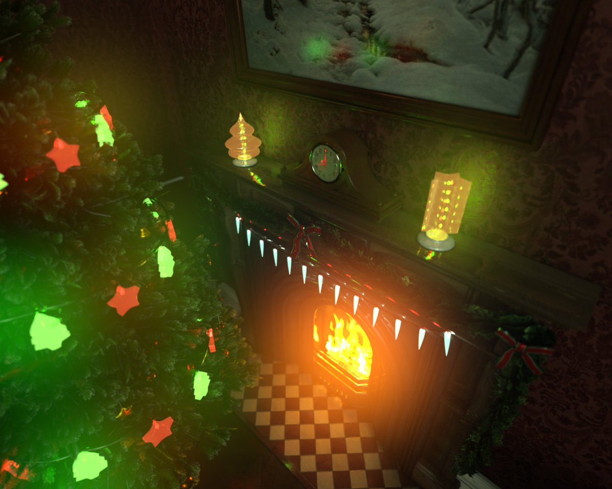 Morphing Christmas Light Decorations