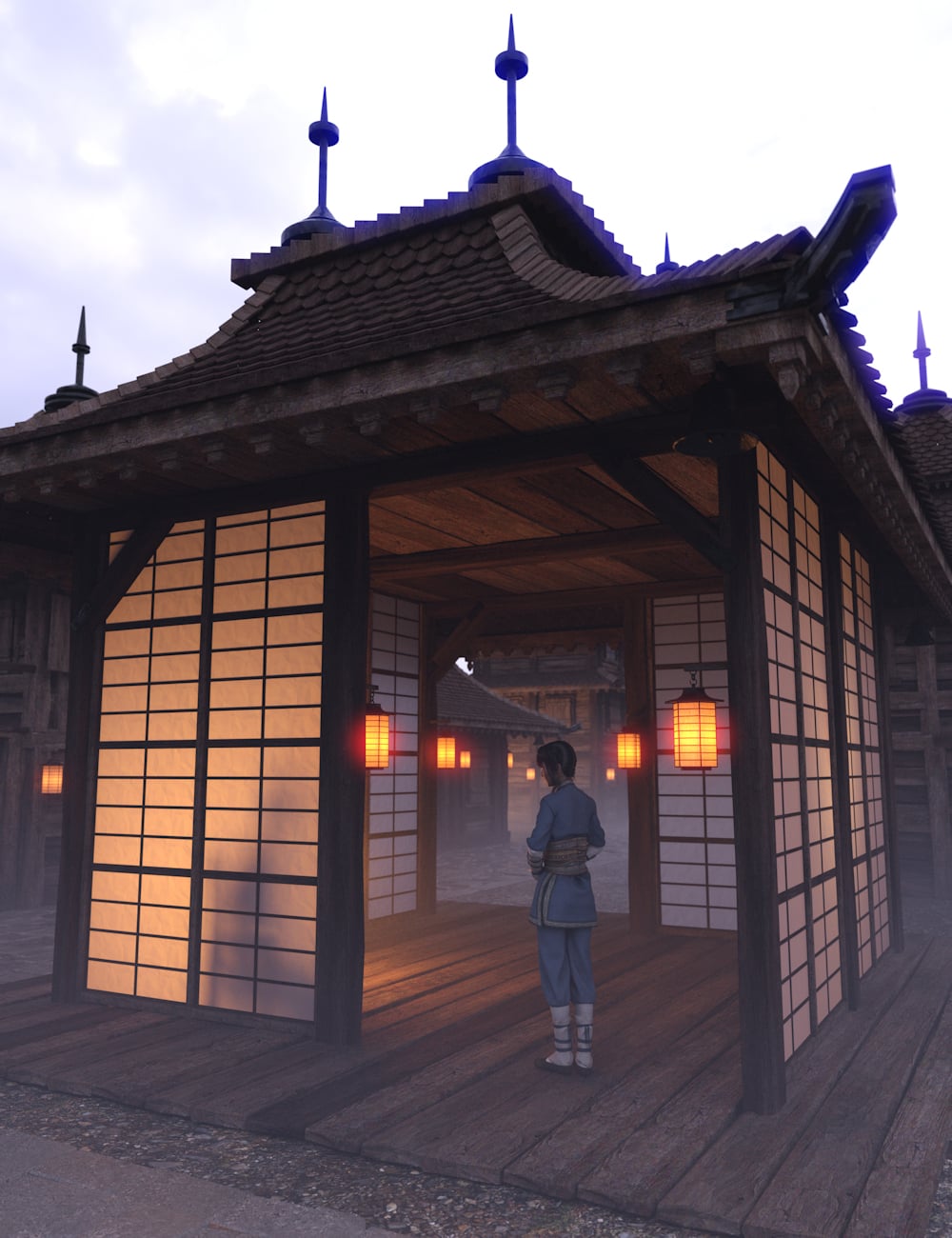Feudal Japanese Houses 1 | Daz 3D