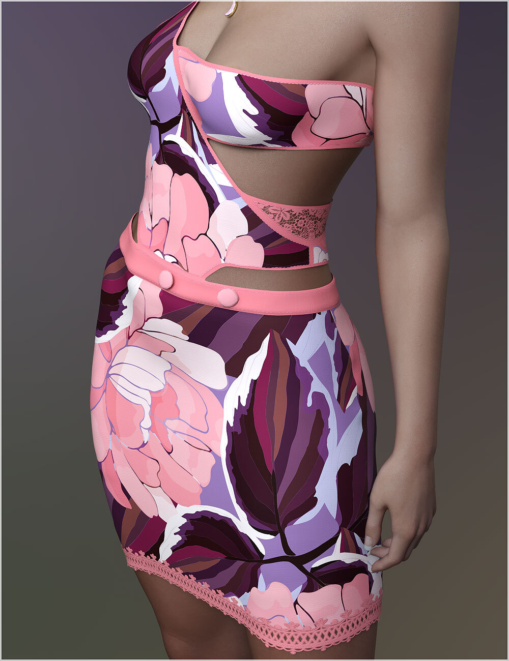 Styles For dForce Ellie Dress by: Belladzines, 3D Models by Daz 3D