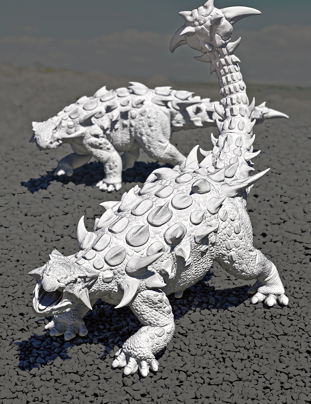 HH Ankylosaurus Pose Expansion by: Herschel Hoffmeyer, 3D Models by Daz 3D