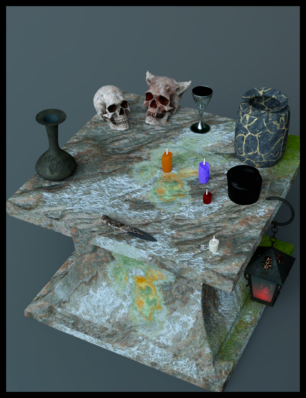ND Daemonia Props : The Rituals for Genesis 9 | Daz 3D