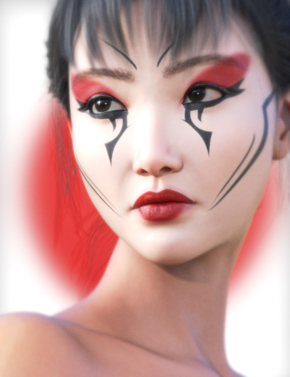 Samurai Paint by: Neikdian, 3D Models by Daz 3D