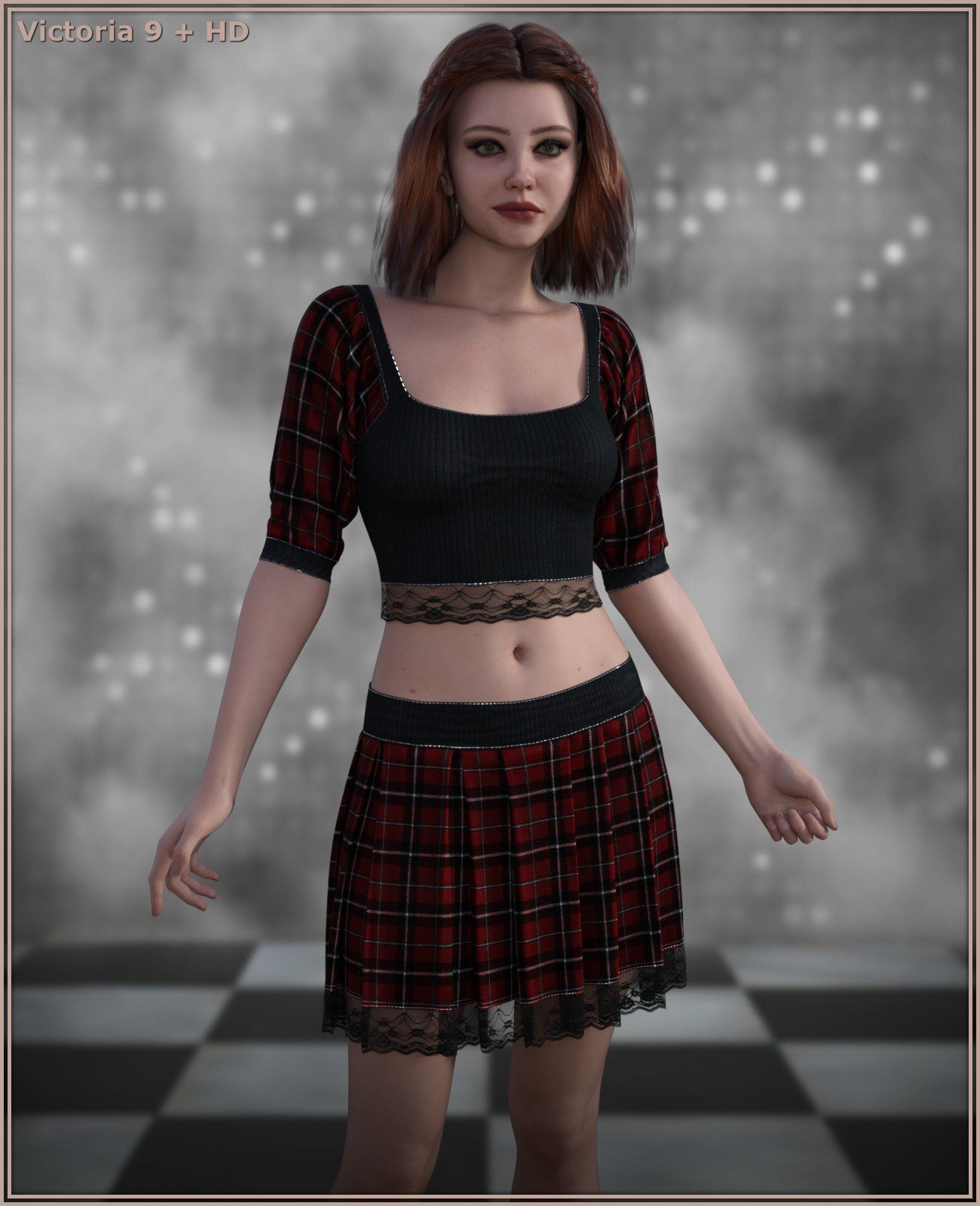 dForce Tudor Outfit for G9 by: ~Wolfie~, 3D Models by Daz 3D