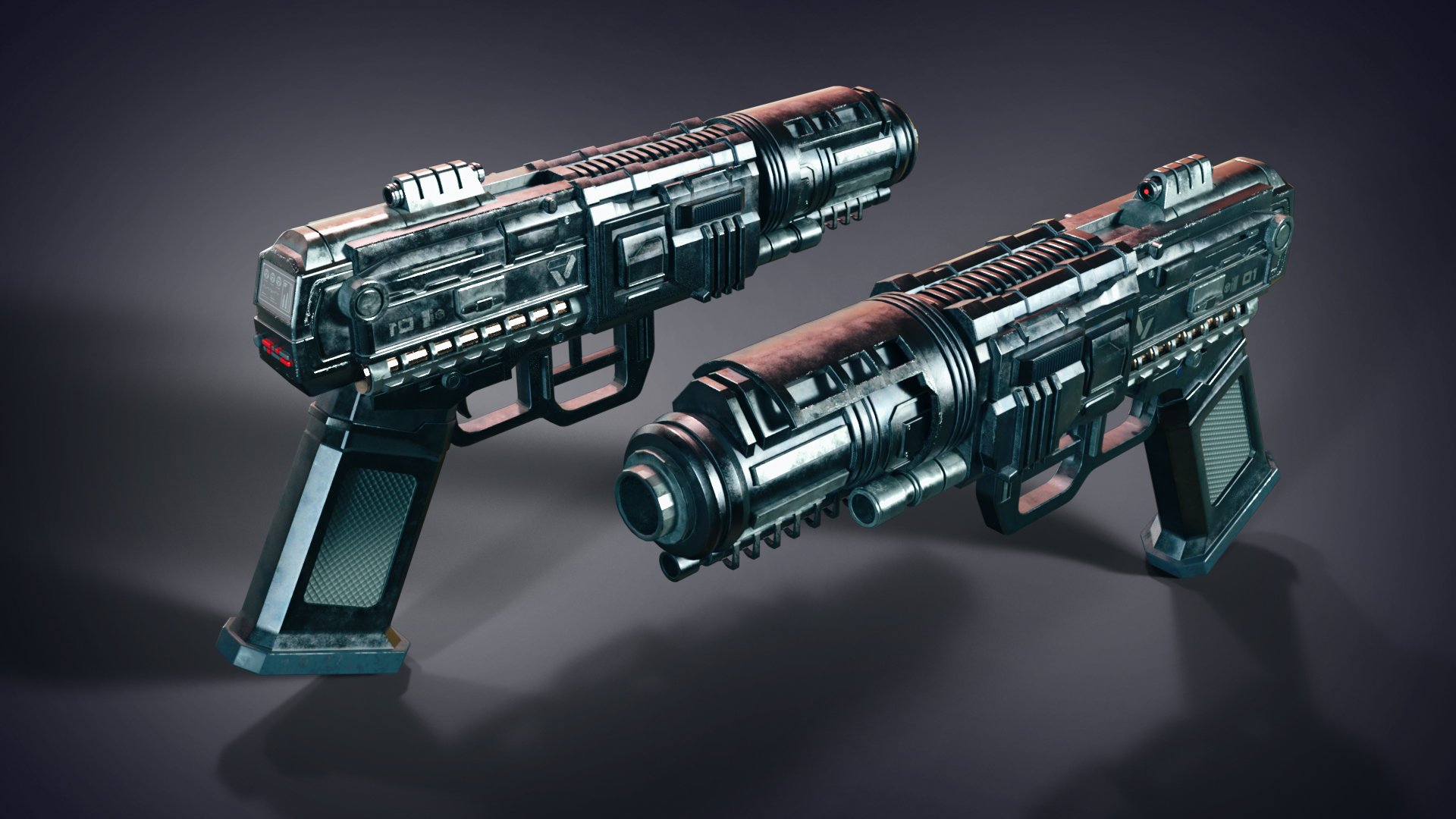 Futuristic Weapons Mod Futuristic Weapon Collection 01 | Daz 3D