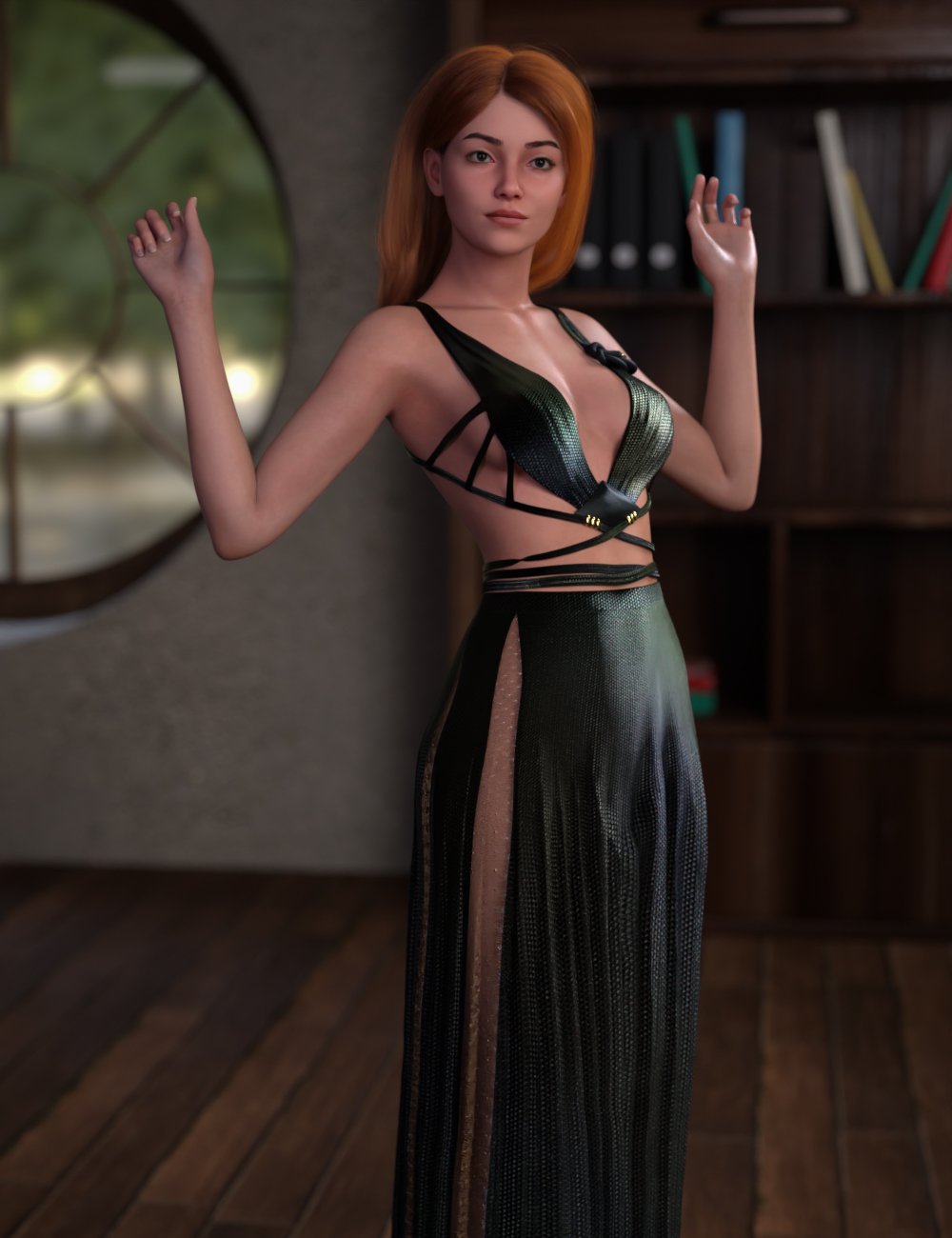 E3D Ellie Poses for Genesis 9 and 8 Females by: Exart3DTri-X, 3D Models by Daz 3D