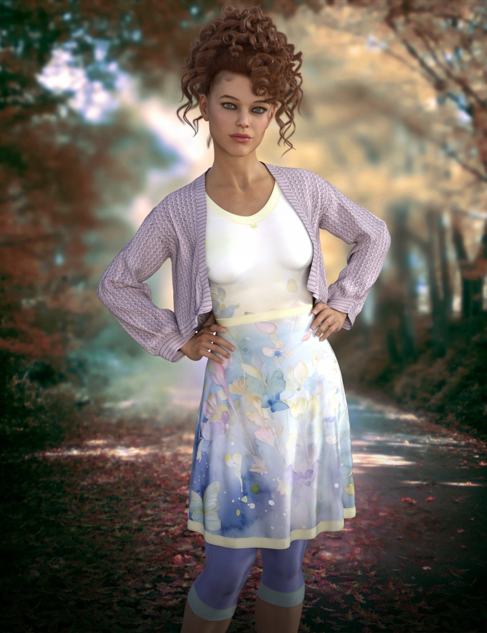 dForce Casual Spring for Genesis 9 and 8 Female